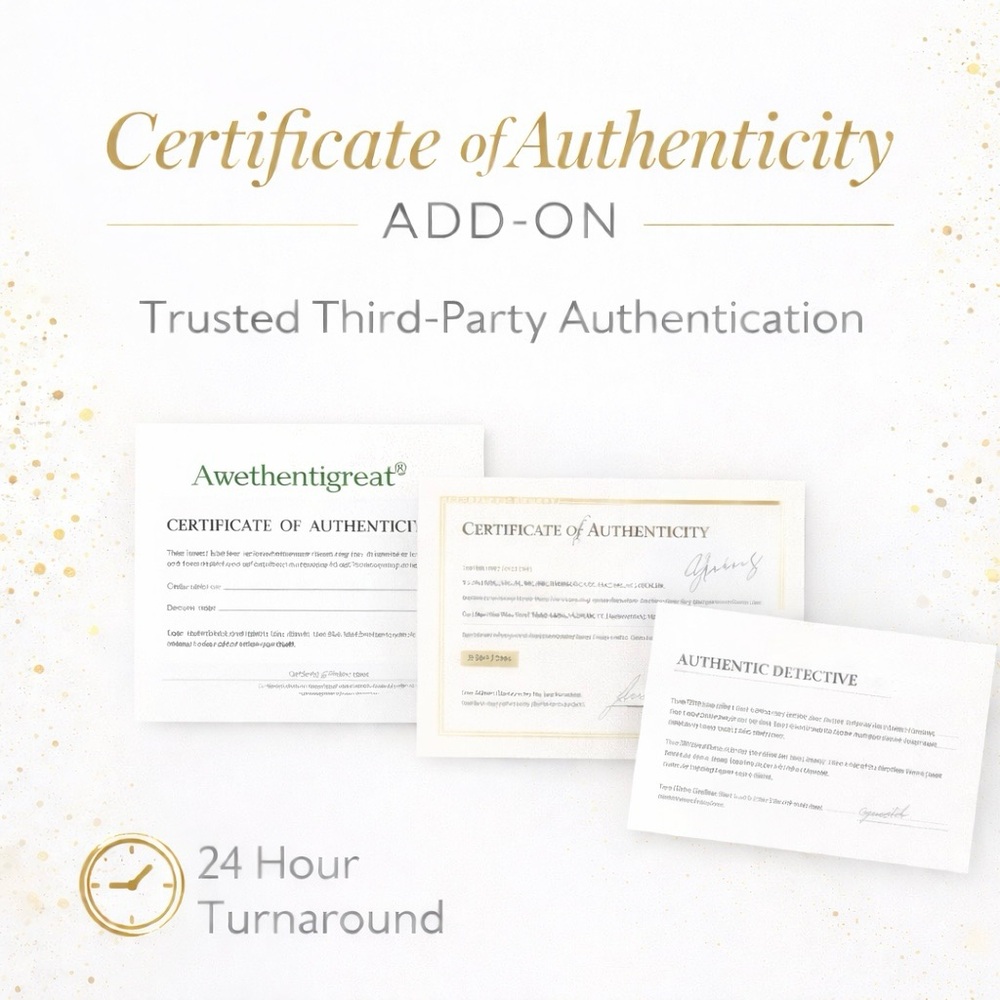 Certificate of Authenticity (COA)